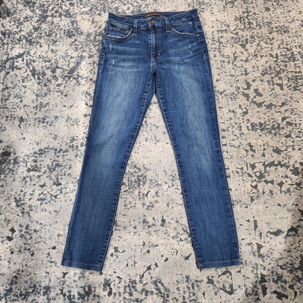 Joe's Jeans Curvy Skinny Ankle Womens Size 26 Medium Wash Blue Denim Stretch